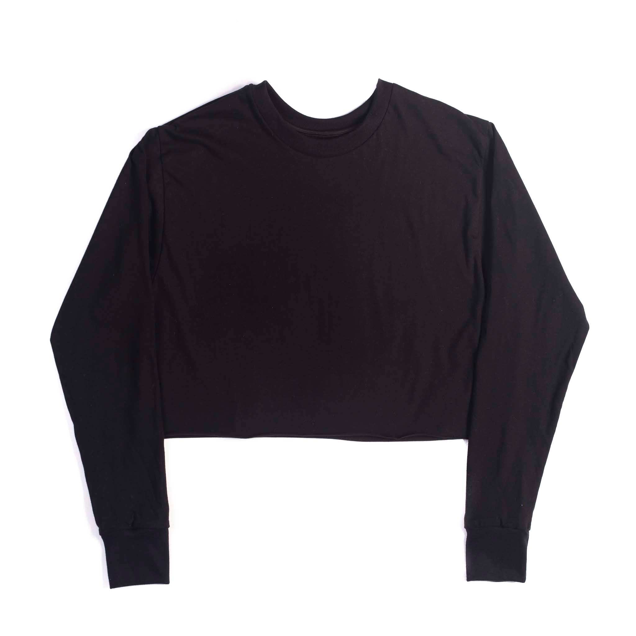 6045 - Women's Cropped Long Sleeve Tee