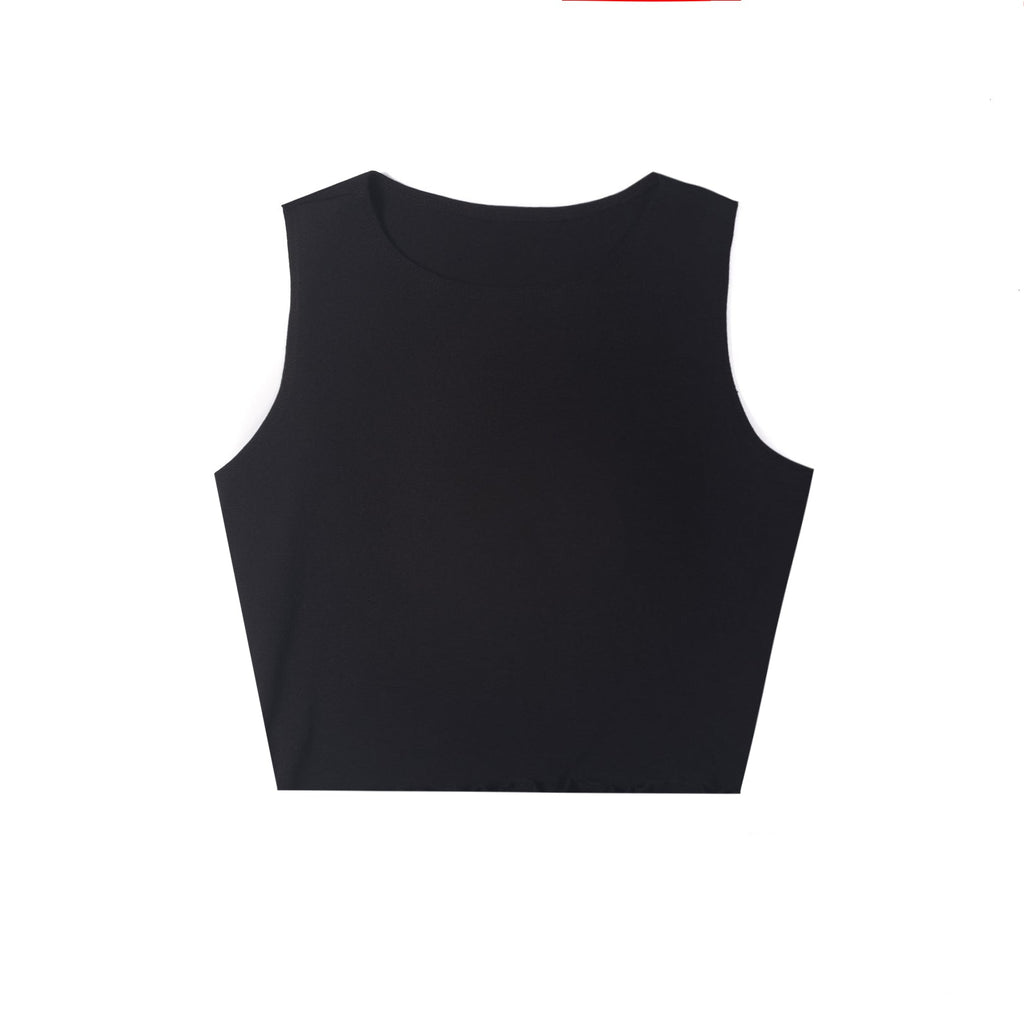 0895 - Women's Cropped Formfitting Muscle Tank